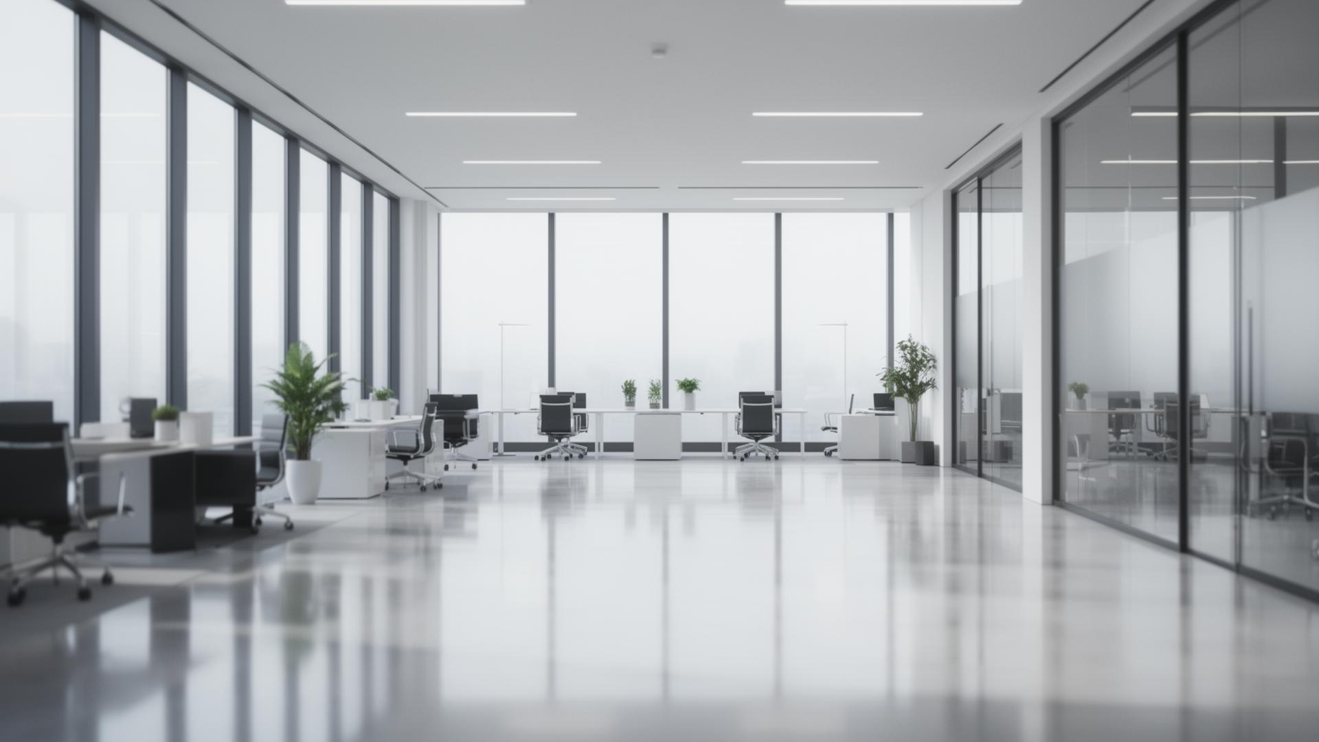 Pristine modern office interior